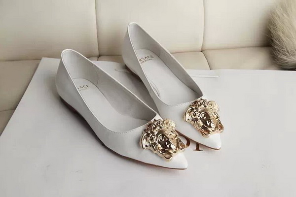 V Shallow mouth flat shoes Women--006